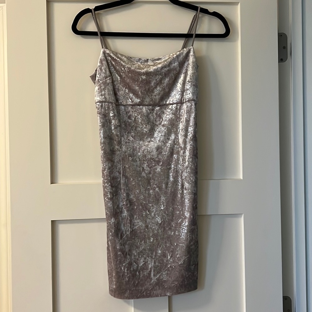 Purple mini dress
